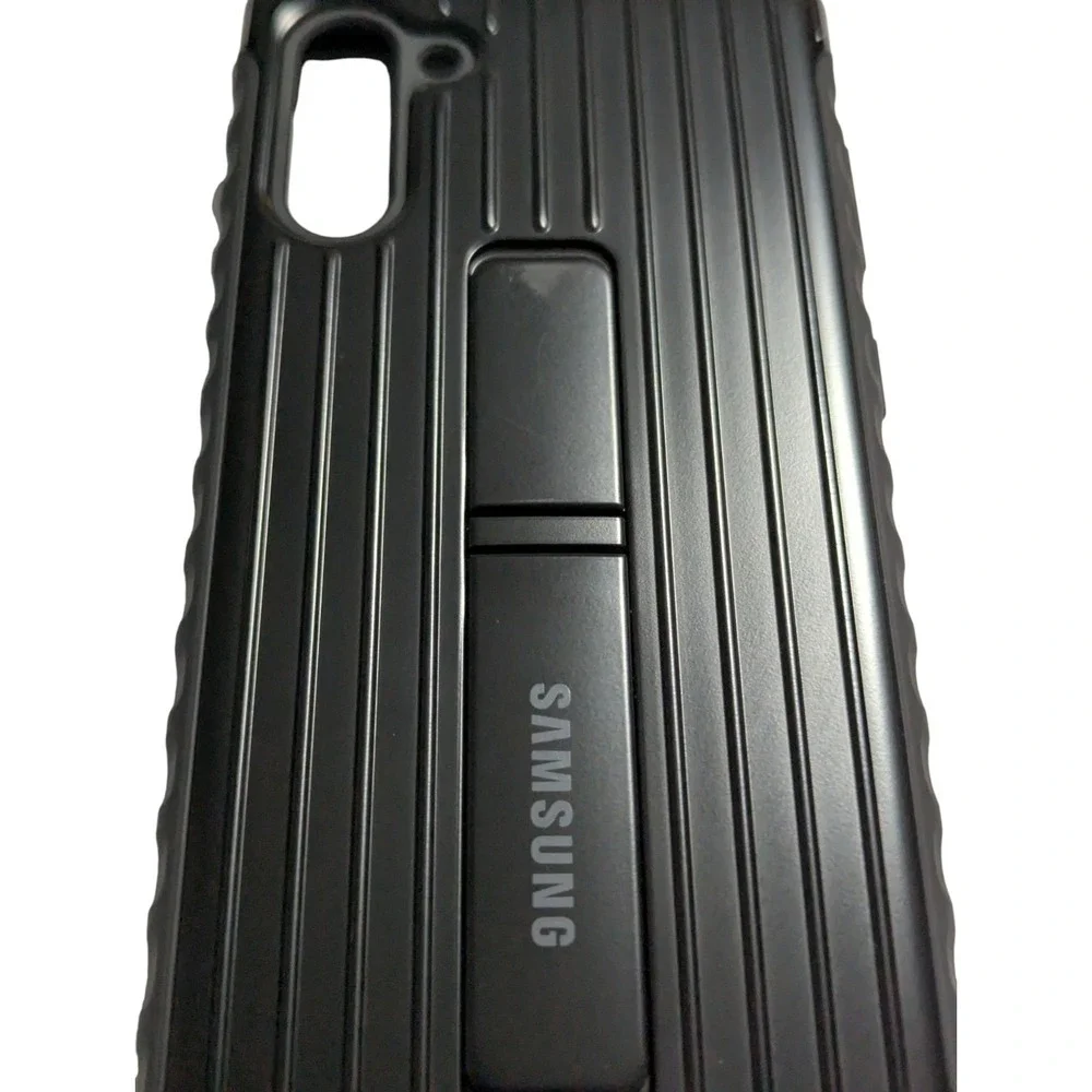 V4-U Samsung Rugged Protective Cover for Samsung Galaxy Note10 Kickstand - Black